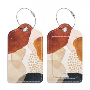 personalized luggage tags leather