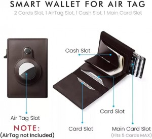 מארז קופסת אלומיניום Rfid Anti-theft Swipe מחזיק כרטיס אשראי מוקפץ