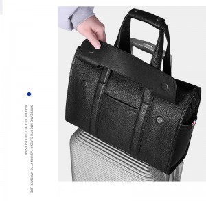 bag laptop genuine leather briefcase for men