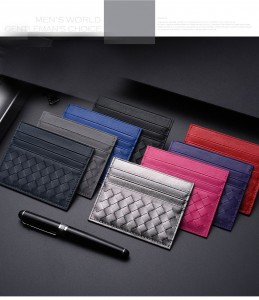 Νέο χειροποίητο κοντό πορτοφόλι από γνήσιο δέρμα προβάτου για άνδρες και γυναίκες
