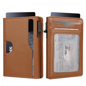 pop up wallet id card holder