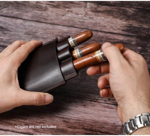 Mini portasigarette portatile personalizzato personalizzato regalo di promozione da viaggio di lusso con 3 umidificatori per dita