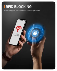 Držiak vizitiek na blokovanie RFID s minimálnymi výrobnými cenami