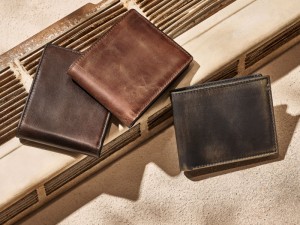 Leather Chaivo Rfid Kuvhara Varume Trifold Leather Wallet