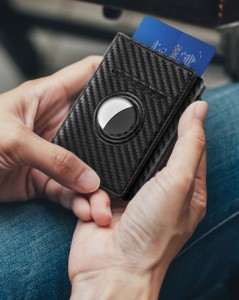 Aliuminio kreditinių kortelių laikiklis Mini metalinė intelektualiųjų kortelių piniginė