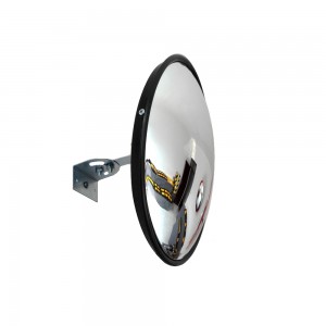 24 Inches Indoor Safety Convex Mirror With Black Back