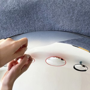 30 CM Indoor Safety Convex Mirror With Black Back