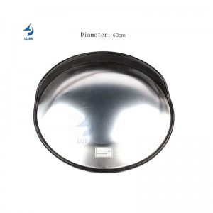 24 Inches Outdoor Security Convex Mirror With Black Back