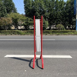 Red Iron Portable Expandable Barrier
