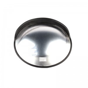 12 Inches Outdoor Security Convex Mirror With Black Back