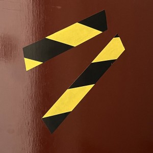 Black Yellow Retractable Safety Caution Underground PE Warning Tape