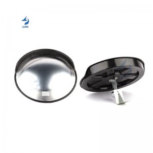 32 Inches Outdoor Security Convex Mirror With Black Back