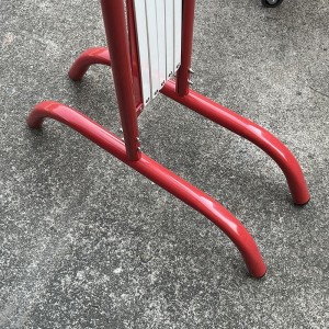 Red Iron Portable Expandable Barrier