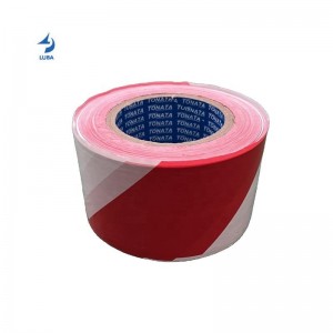 Red White Retractable Safety Caution Underground PE Warning Tape
