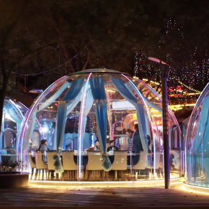 14 People Transparent Restaurant Dome Tent