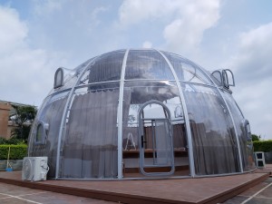 D10M Huge Outdoor Affordable Luxury Transparent Restaurant Dome
