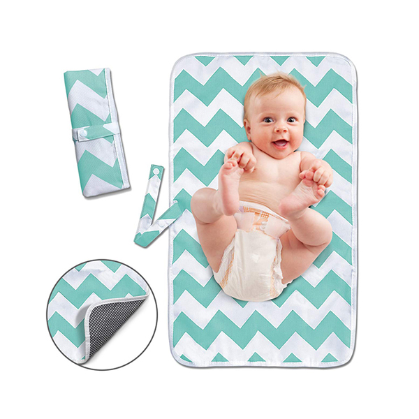 2019 Latest Design Teal Diaper Bag - Baby Diaper Changing Mat Portable Changing Pad for Travel Kit – Flyone