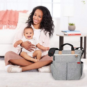 Messenger Diaper Bag with Matching Changing Pad