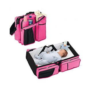 OEM Factory for Happ Levy Diaper Bag - Baby Nappy Changing Bags, Multifunctional Portable Baby Travel Bed Crib Diaper Bag Foldable Carrycot for 0-12 Months – Flyone