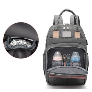 2020 New USB Waterproof Diaper Bag for Mom Maternity Nappy Backpack Stroller Baby Organizer