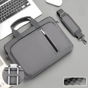 Multifunctional Waterproof Custom Logo Business Travel Laptop Bag with Trolly Strap for Men and Women