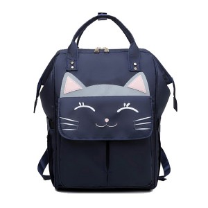 Hot Sale for Baby Boy Backpack Diaper Bag - New arriving high quality Fashion baby bag diaper backpack Cute Cat design – Flyone