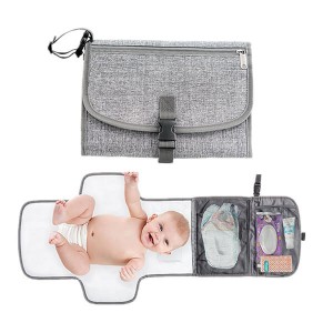 Custom Fashion Diaper Travel Portable Baby Changing Mat Bag