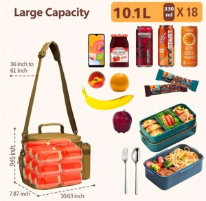 Custom Military Army Tactical Lunch Bag Large Insulated Box Cooler Tote for Men Women