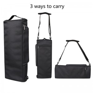Soft Waterproof Leakproof Insulated Wine Golf Cooler Bag for 2 Bottle or 6 Cans Beer with Detachable Shoulder Strap