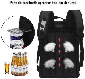 LUCIEN HANNA Portable Insulation Leakproof Beer Cooler Bag Picnic Backpack for Men Women