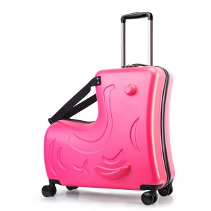 Portable Universal Wheel 20 Inch Waterproof Unisex Boys Girls Travel Suitcase Children’s Ride On Trolley Luggage