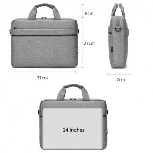 Multi Functional Original Luxury Waterproof Business Ladies 15.6 inch Shoulder Hand Laptop Sling Bag