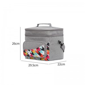 Promotional OEM Hot Selling 20 Can Waterproof Insulated Soft Lunch Stylish Cooler Bag Outdoor Cooler Lunch Tote Bag