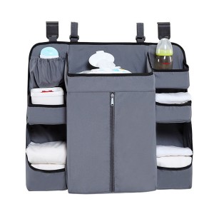 Wholesale Newborn Nursery Diaper Organizer Stacker Hanging Diaper Caddy for Changing Table Crib