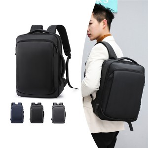 Custom Logo Leisure Fashion Style Mens 15.6 Inch Weekender Bag Charging Waterproof Business Laptop Backpack