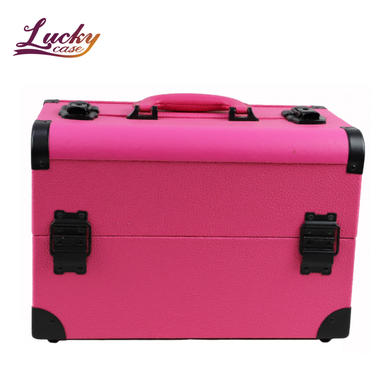 Leopard Pattern Aluminum Small Cosmetic Makeup Vanity Case - China