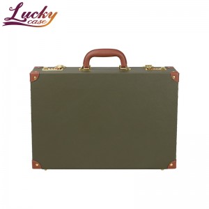 PU Leather Briefcase Business Meeting Carrying ...