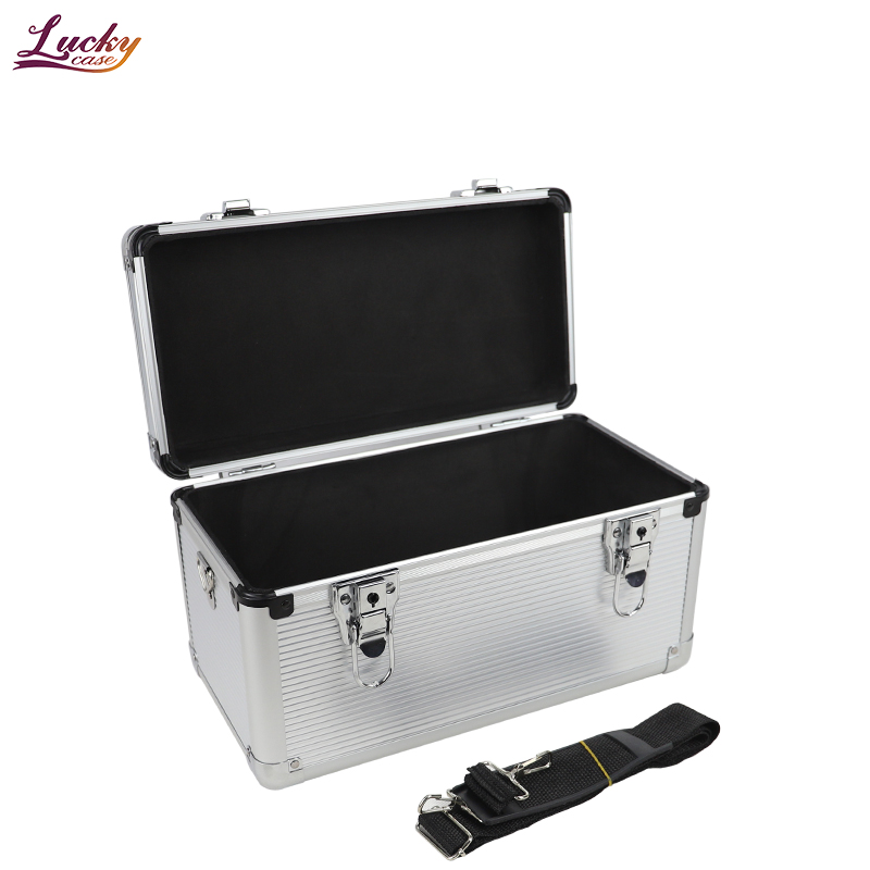 Aluminum Tool Case Portable Hard Case Metal Tool Box for Test Instruments Tools