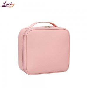 Portable Travel Makeup Bag Professional Cosmetic Bag with Large Compartment