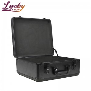 Black Aluminum Tool Case Carrying Protective Aluminum Case