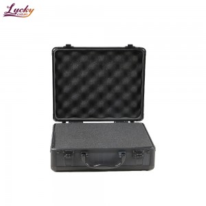 Black Aluminum Tool Carrying Case with customize Foam