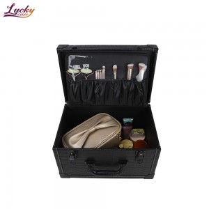 Cosmetic Case With Mirror High Quality Makeup Train Case