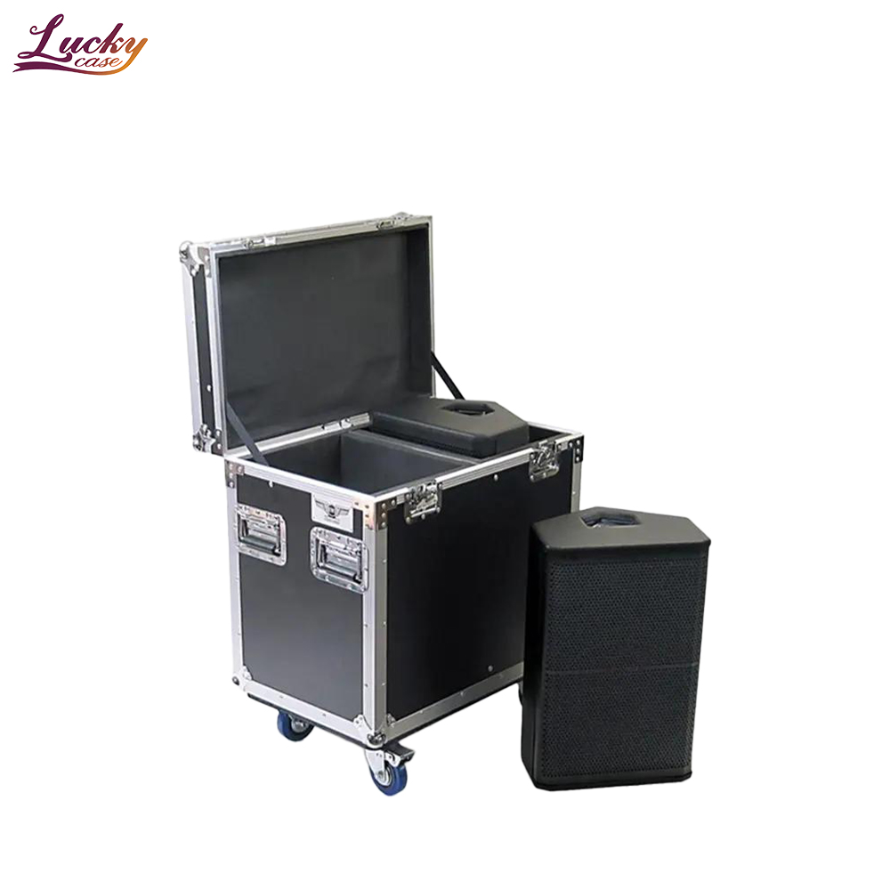 Heavy Duty Flight Transport Road Case Compatible with Audio Monitors
