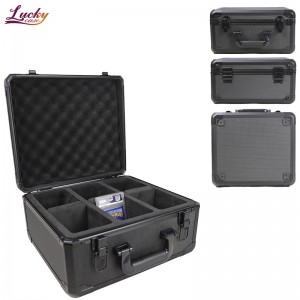 Aluminum Graded Card Storage Box Premium Sports Card Display Case for Graded Sports Cards
