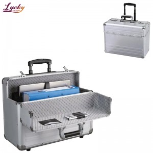 Work Rolling Briefcase with Wheel Aluminum Brie...