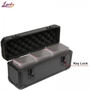 Graded Sports Card Storage Box Aluminum Trading Card Case for Pokemon Cards