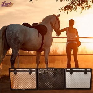 Portable Aluminum Case Durable Horse Grooming Kit Box