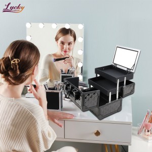 Makeup Suitcase Professional Makeup Artist Case Hard Makeup Case