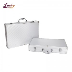 Deluxe Aluminum Tool Case with 26 Pcs Stainless Steel BBQ Set