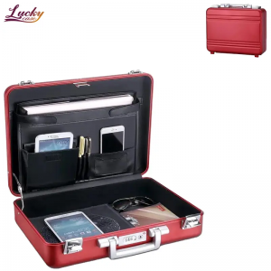 All-aluminum Briefcase with Secure Combination Lock Attache Case Notebook Case